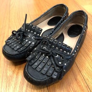 FRYE Reagan studded kiltie, size 7